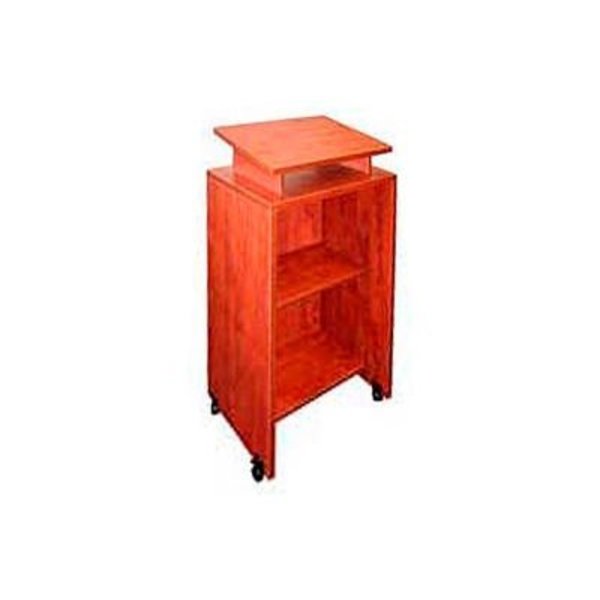 Regency Seating Mobile Podium / Lectern in Cherry Finish LLC44CH